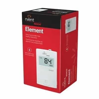 $79.90 • Buy Nuheat ELEMENT AC0057 NON Prog Floor Heat GFCI Thermostat 120V / 240V Open Box