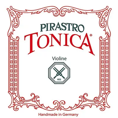 Pirastro Tonica Violin String Set 4/4 Size MediumE String Silvery Steel Loop End • $45.42