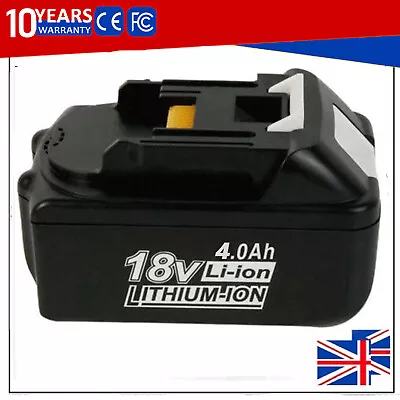 £21.89 • Buy 18V For Makita BL1840 18 Volt 4.0Ah LXT Li-Ion Cordless Battery BL1860 BL1830 UK
