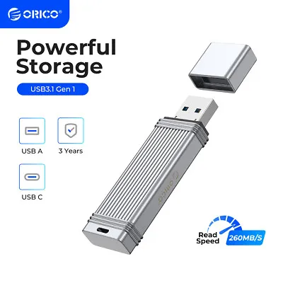 ORICO USB 3.0 Flash Drive 32GB 64GB I Series Pen Drive Memory Stick Thumb Drive • $21.59