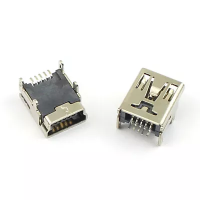 10Pcs Mini USB 5P Type B Female 5 Pin SMD SMT PCB Socket Plug Connector DIY • $1.99