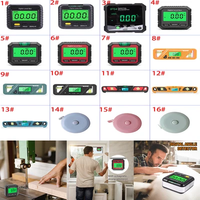 £2.51 • Buy 360° Magnetic Digital Protractor Angle Finder Gauge Inclinometer Level Meter 