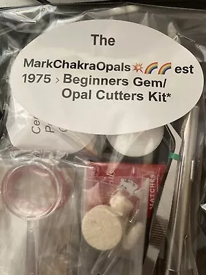 Australian Opal Polishing Kit * Includes Rough Opal . • $99.99