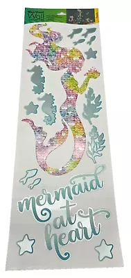 Mermaid Seahorse Coral Underwater Removable Wall Decal/Sticker Home Decoration • $6.95