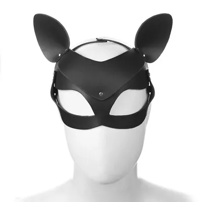 Cat Woman Batman Masquerade Mask Cosplay Costume PVC Diamond Cat Ears  AUS Post • $27.71