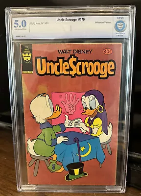 Uncle Scrooge 179 CGC 5.0 Rare | Whitman • $295