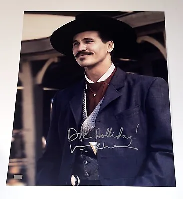 $325 • Buy VAL KILMER Signed TOMBSTONE 16x20 Photo IN PERSON Authentic Autograph CA CERT
