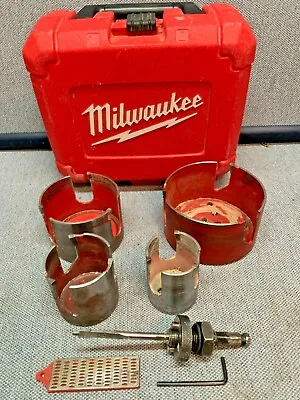 Milwaukee 49-56-9285 Big Hawg Carbide Teeth Plumber's Hole Saw Kit • $95