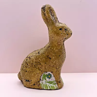 Vintage Teena Flanner Midwest Cannon Falls Sitting Easter Bunny Rabbit W Flowers • $19.98