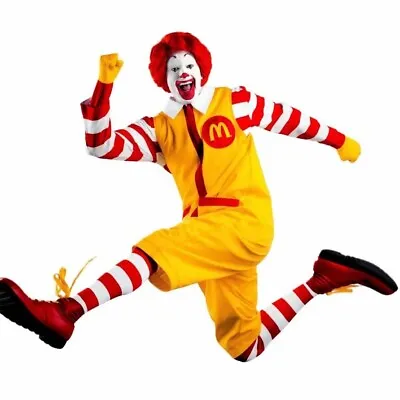 McDonald's Yellow Jumpsuit Fun Costume For Fancy Parties Dress Up Uniform • $27.25