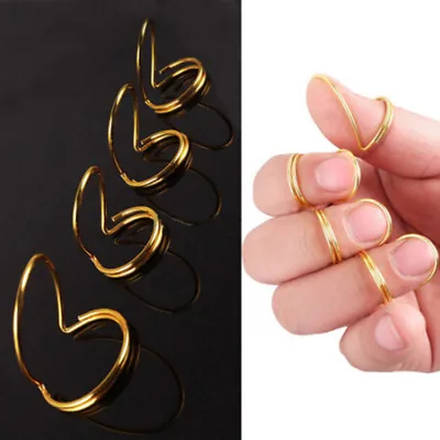 Guitar Pick Butterfly Finger Metal Classical Finger Bass Accessories 4pcslo_-_ • $6.71