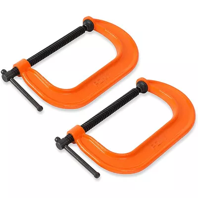 Pony 6-in C-Clamp Set Clamps For Woodworking1000lbs Load Limit 2660 C-Clamp • $27.99