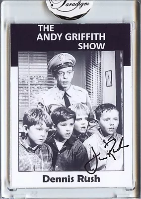 -The Andy Griffith Show- Dennis Rush Signed/Autograph/Auto Certified TV Card • $19.99