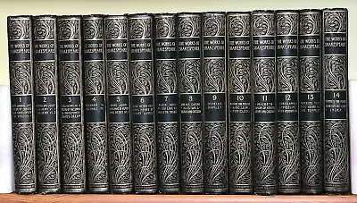 The Henry Irving Shakespeare-14 Vols Set-Talwin Morris Art Nouveau Binding • £95