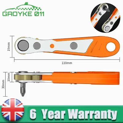 Ratchet Screwdriver Ratchet Spanner Super Low Profile Right Angled Offset Tool • £6.99