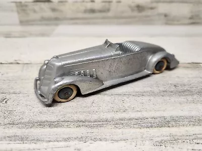 Vintage Tootsietoy 1937 Auburn Boattail Roadster Convertible Silver 6   • $19.99