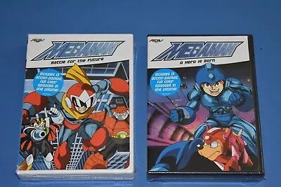 Mega Man 2003 TV Series DVD Collections - A Hero Is Born & Battle For The Future • $30
