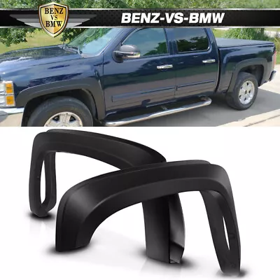 Fits 07-13 Chevy Silverado 1500 Short Bed OE Factory Style Fender Flare Black PP • $79.99