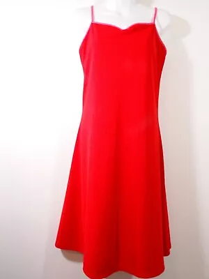 Isaac Mizrahi For Target Women's Red Crepe Pink Spaghetti Strap Dress Sz S • $13.65