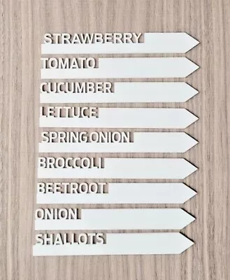 Plant Labels Allotment Stakes Gardening Name Tags Vegetable Garden Markers • £1.85