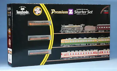 Z Scale Tenshodo 80016 Premium Z Starter Set W/JNR 165 Series 3-Railcar NIB • $349.99