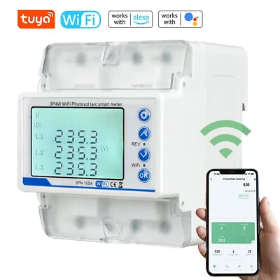 3P4W Photovoltaic Meter Three Phase Reclosure Switch Intelligent W6T7 • $66.99