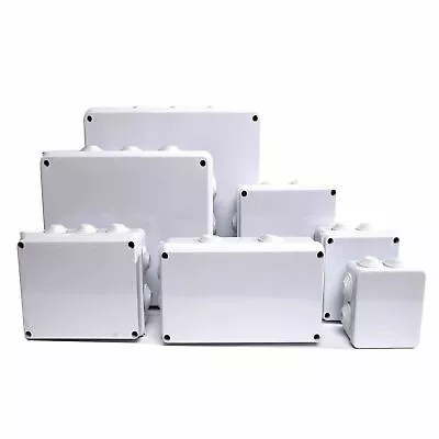 £7.45 • Buy Ip65 Waterproof Junction Box Enclosure Terminal Electric Cable Connector Outdoor