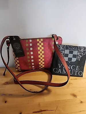 Vince Camuto Leather TANIA Crossbody Moroccan Clay Multicolor NWT • $55