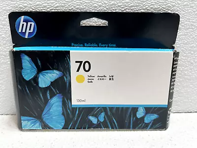 HP Genuine Ink 70 Yellow C9454A DesignJet Z5400 Z5200 Z3200 Z3100 Date: Oct 2015 • $59.95