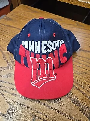 Vintage MLB Minnesota Twins Snapback RARE Baseball Cap Trucker Hat Lid • $20
