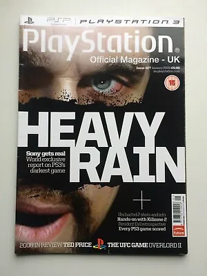 PLAYSTATION Official Magazine UK January 2009 Heavy Rain • £8.99