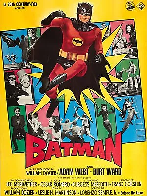 1966 Batman Movie Poster High Quality Metal Fridge Magnet 3x4 9764 • $5.95
