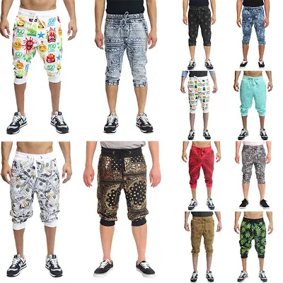 Men's Athletic 3/4 Leg Gym Workout Active Yoga Pants Capri Jogger Shorts -Part-2 • $9.95