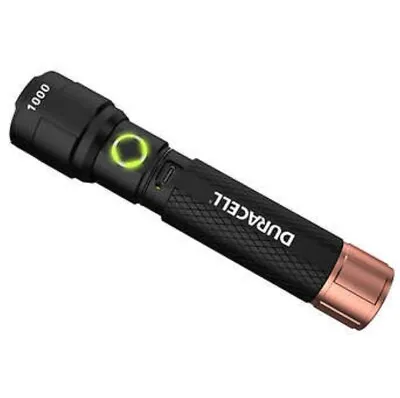 Duracell 1000LM Hybrid LED Flashlight AAA & Rechargable • $12.35