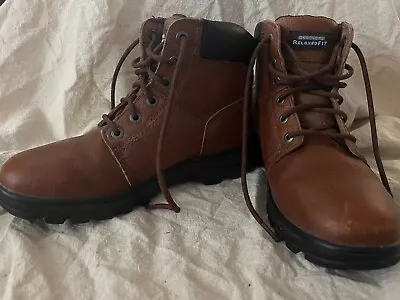Sketchers Relaxed Fit Leather Boots • $20