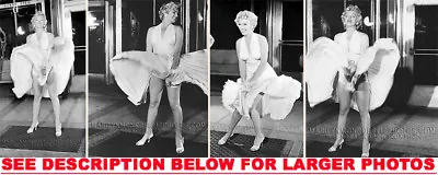 MARILYN MONROE 7YI SUBWAY BLOWNGDRESS 4xRARE5X7 PHOTOS • $13.98