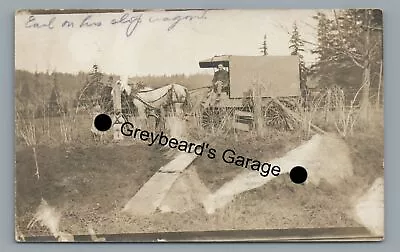 RPPC Horse Drawn Wagon OREGON CITY OR Real Photo Postcard • $17.99