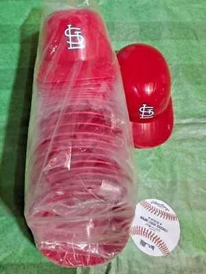 St. Louis Cardinals Lot Of 20 Ice Cream Sundae Baseball Helmets Free Shipping • $18.99