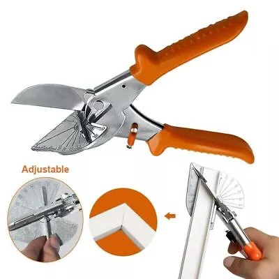 Angle Cutter Mitre Shears Gasket Window Cutter Trim Bead Snips Steel Blade Tool • £7.98