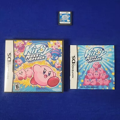 Ds KIRBY MASS ATTACK Game *US VERSION* Lite DSi 3DS Nintendo REGION FREE • $131.99