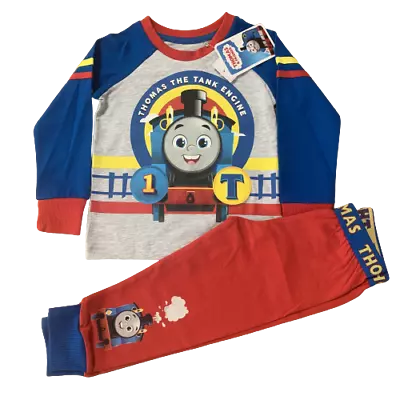 £7.95 • Buy Boys Mothercare Thomas The Tank Engine Pyjamas Baby Age 1 - 5 Years