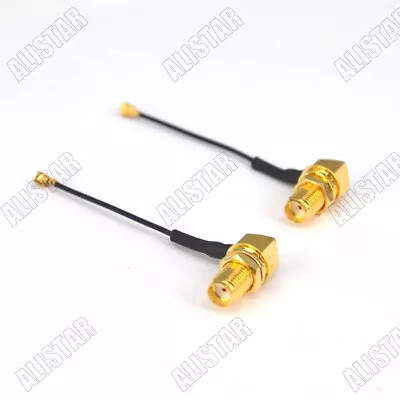 10x SMA Female Right Angle To Ufl/IPX 1.13mm Cable For FPV Drone Multicopter 5cm • $6.90