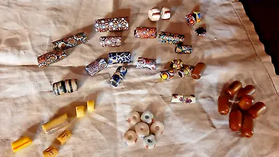 Lot Of 38+ Vintage Assorted African Trade Beads • $46.75