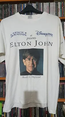 Elton John Made In England Tour T-Shirt 1995 Mens  X Large Disney. Epcot. • £249