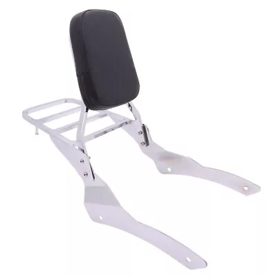 $85.85 • Buy Backrest Sissy Bar Luggage Rack For Yamaha V Star XVS 400 650 Classic 1998-2013