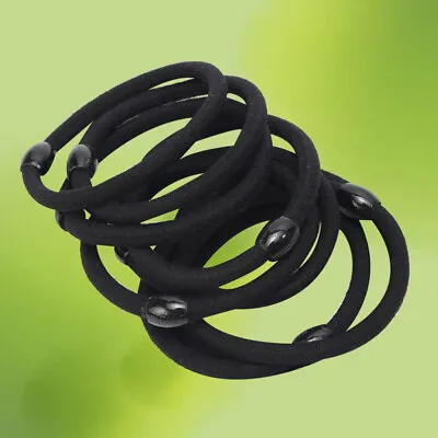 Hair Ties For Thick Hair Stretch Rubber Bands For Hair Metal Ponytail Holders • £6.14