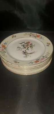 6 Heinrich Songbird Bread And Butter Plates Bulgaria Germany HC Selb China 6.25  • $49.99