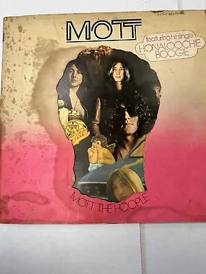 Mott The Hoople Mott Vinyl Lp Rare Cbs England Recording 1973 Original Cover G • $14.99