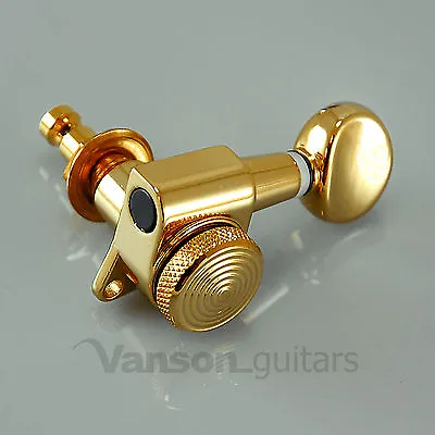 3+3 Gold Vanson LOCKING Tuners For Jackson BC Rich Schecter PRS ®* V05SP-GD3 • $85.32