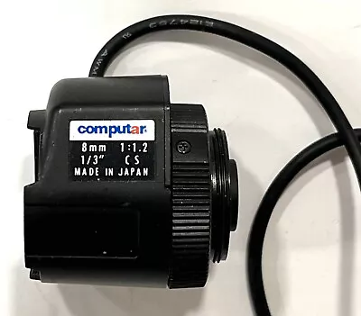 WORKING GREAT Computar 8mm C Mount CCTV Movie Cine Cinema Lens - Made In Japan • $21.90